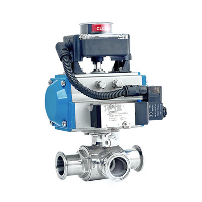 气动电磁阀三通球阀