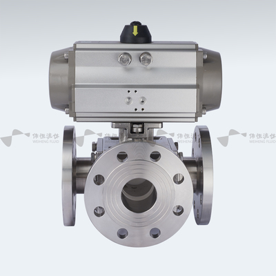 304不锈钢方形法兰球阀