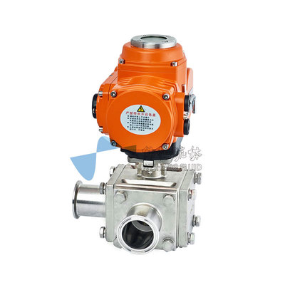 电动方形三通球阀