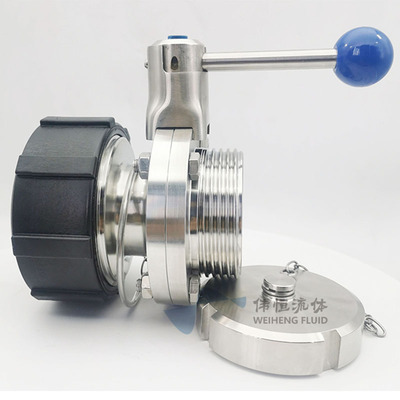 定制手动外螺纹蝶阀