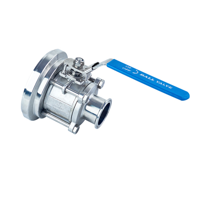 卫生级三片式罐底阀