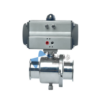 卫生级气动无滞留球阀