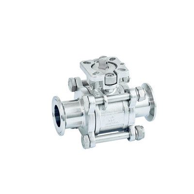 高平台三片式快装球阀