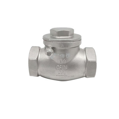 不锈钢内螺纹卧式丝扣止回阀