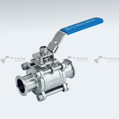 卫生级三片式全包球阀