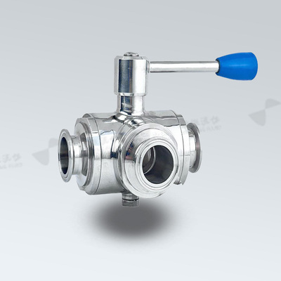 卫生级快装三通球阀