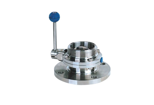 卫生级法兰蝶阀